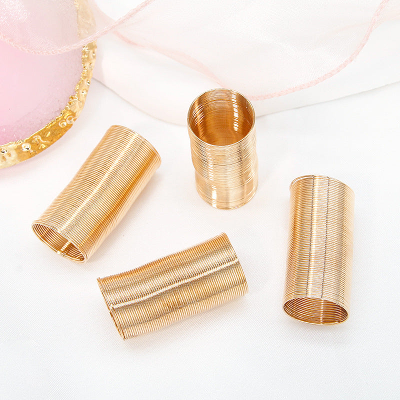 A set of 5, DIY ring, memory wire