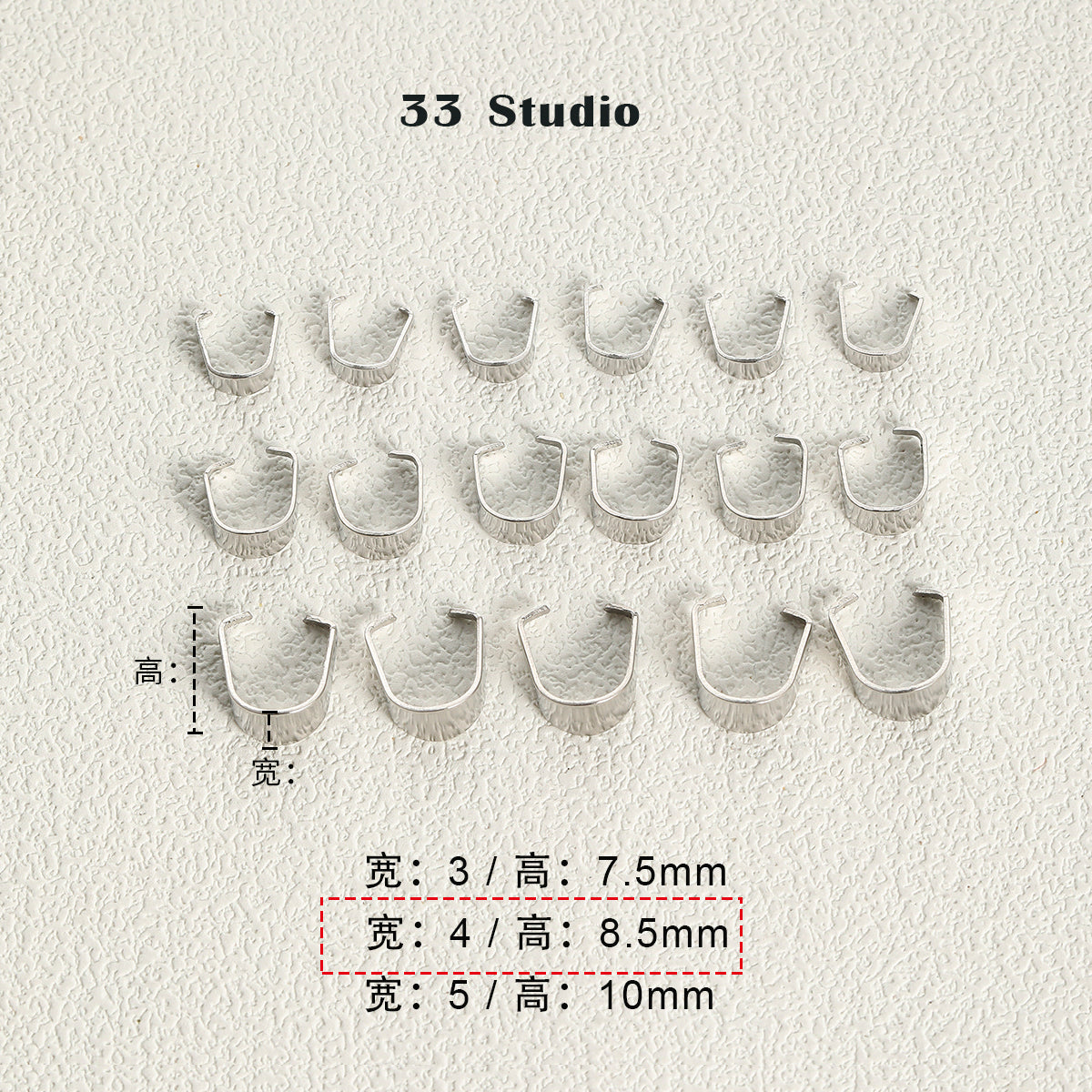Titanium steel/stainless steel/open ring/non-fading/lobster buckle/T needle/9-character needle/OT buckle/delay chain/color retention bracelet accessories