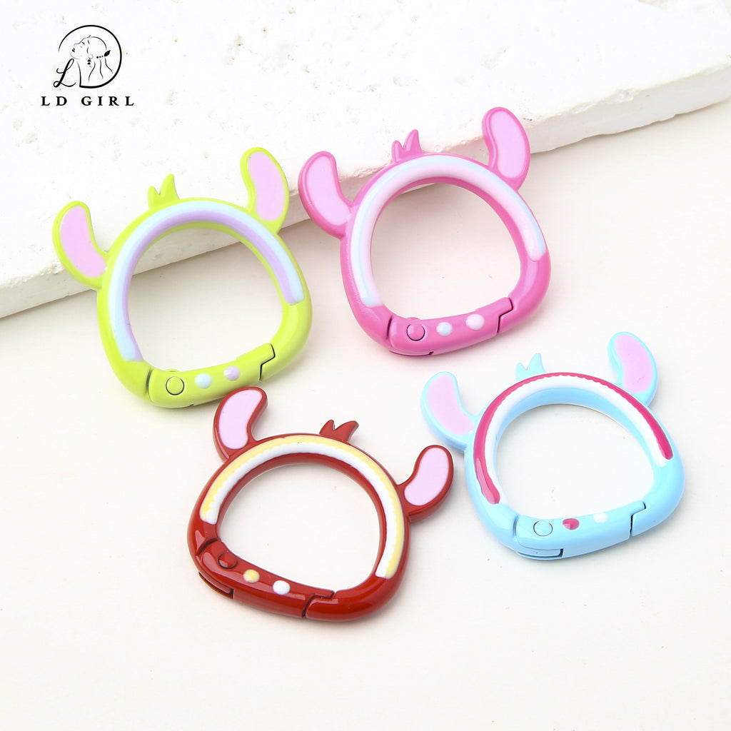 A small boy head spring buckle DIY handmade accessories