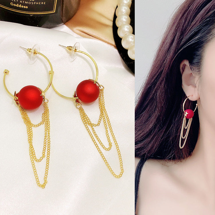 E13,925 Silver Needle Earrings D