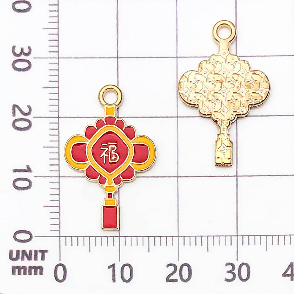 NO.10 Mixed 20 New Year's metal alloy