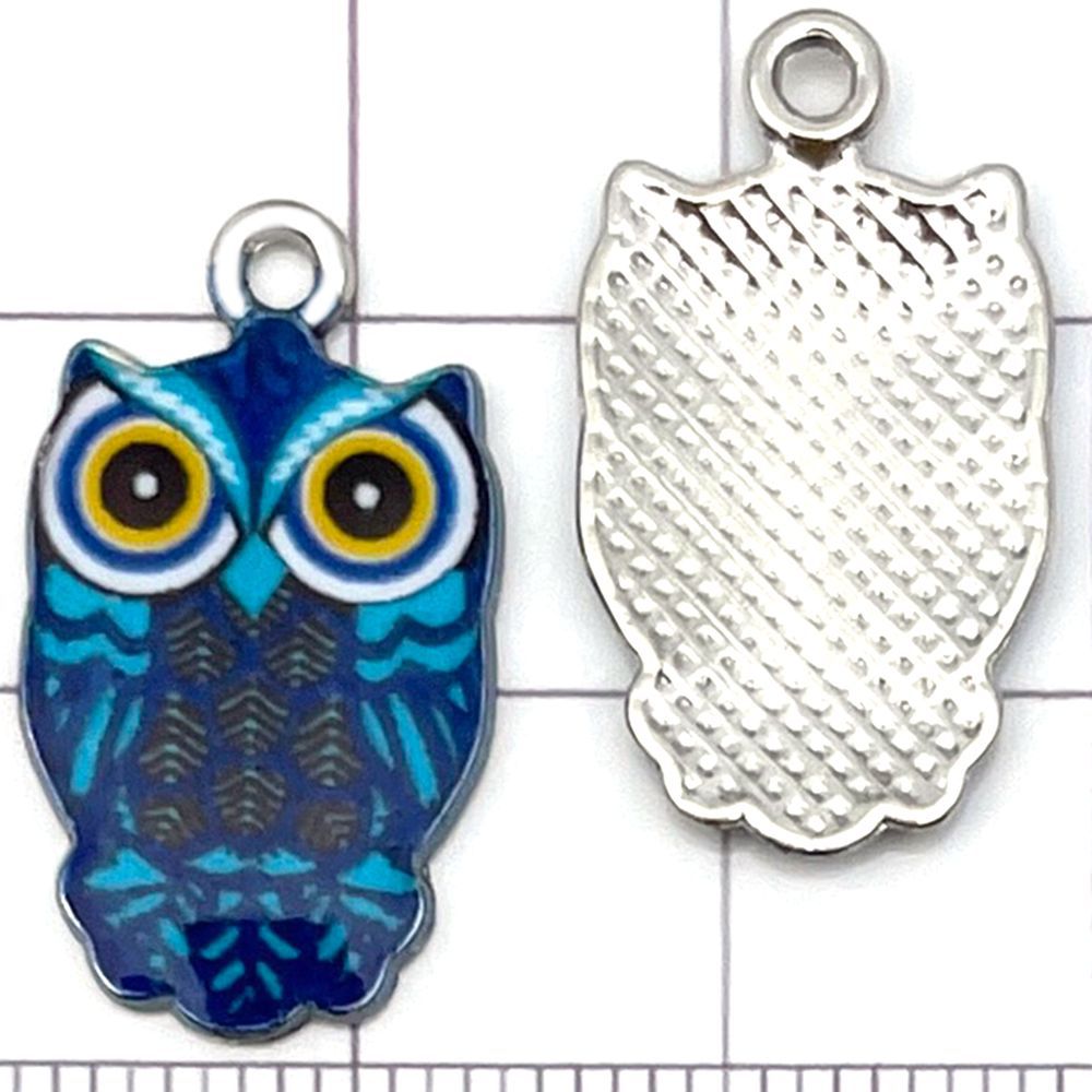 NO.17 Mix 20 metal owl pendants