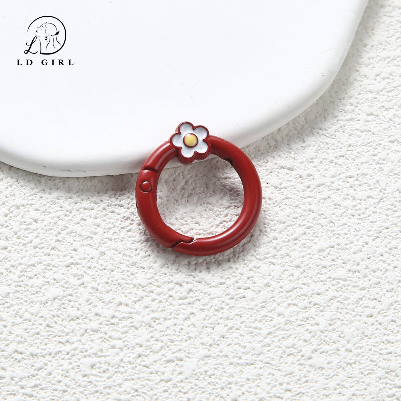 A small flower spring buckle, DIY jewelry accessories