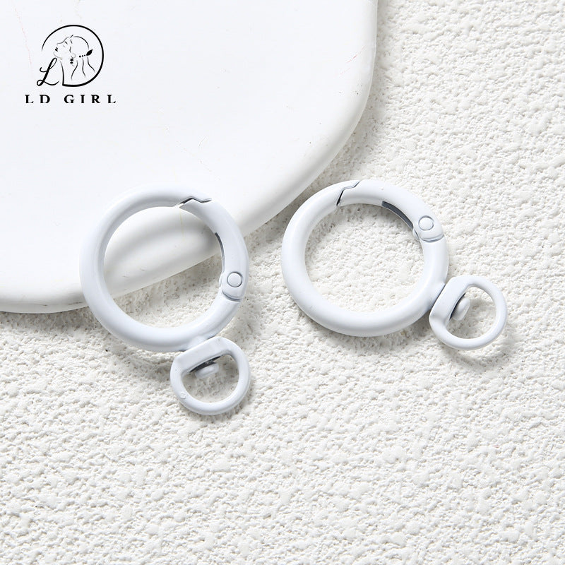 A8 character spring buckle, mobile phone chain DIY, universal buckle