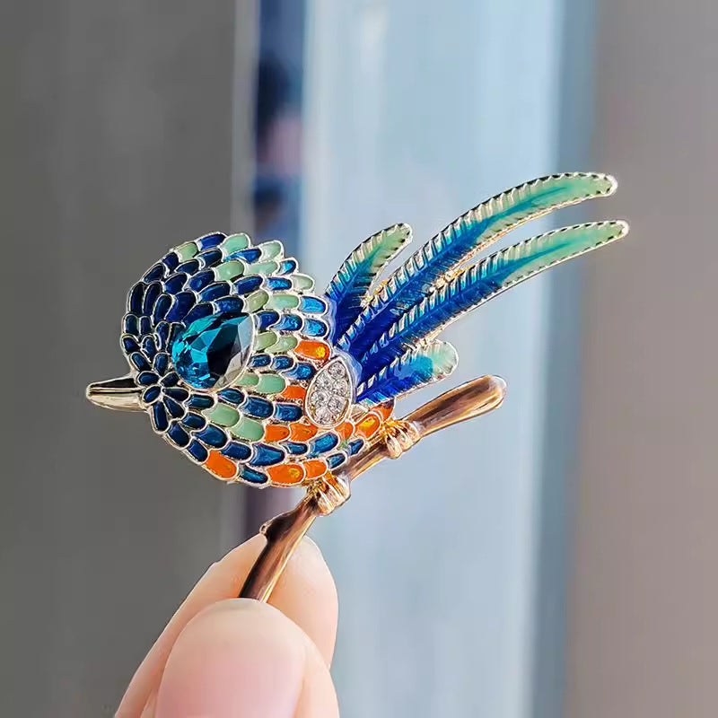 30-Type diamond-encrusted tulip, rose and other brooches