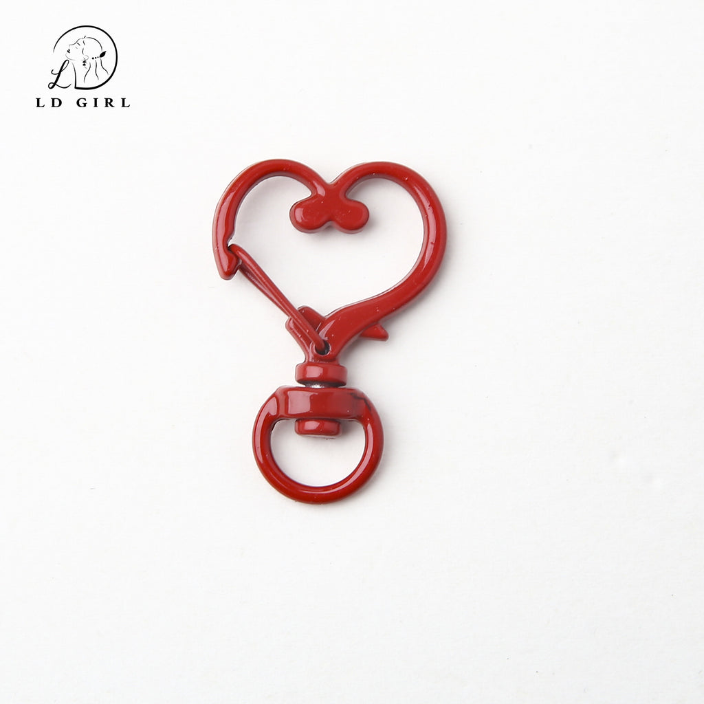 A love spring key heart ring, DIY pendant