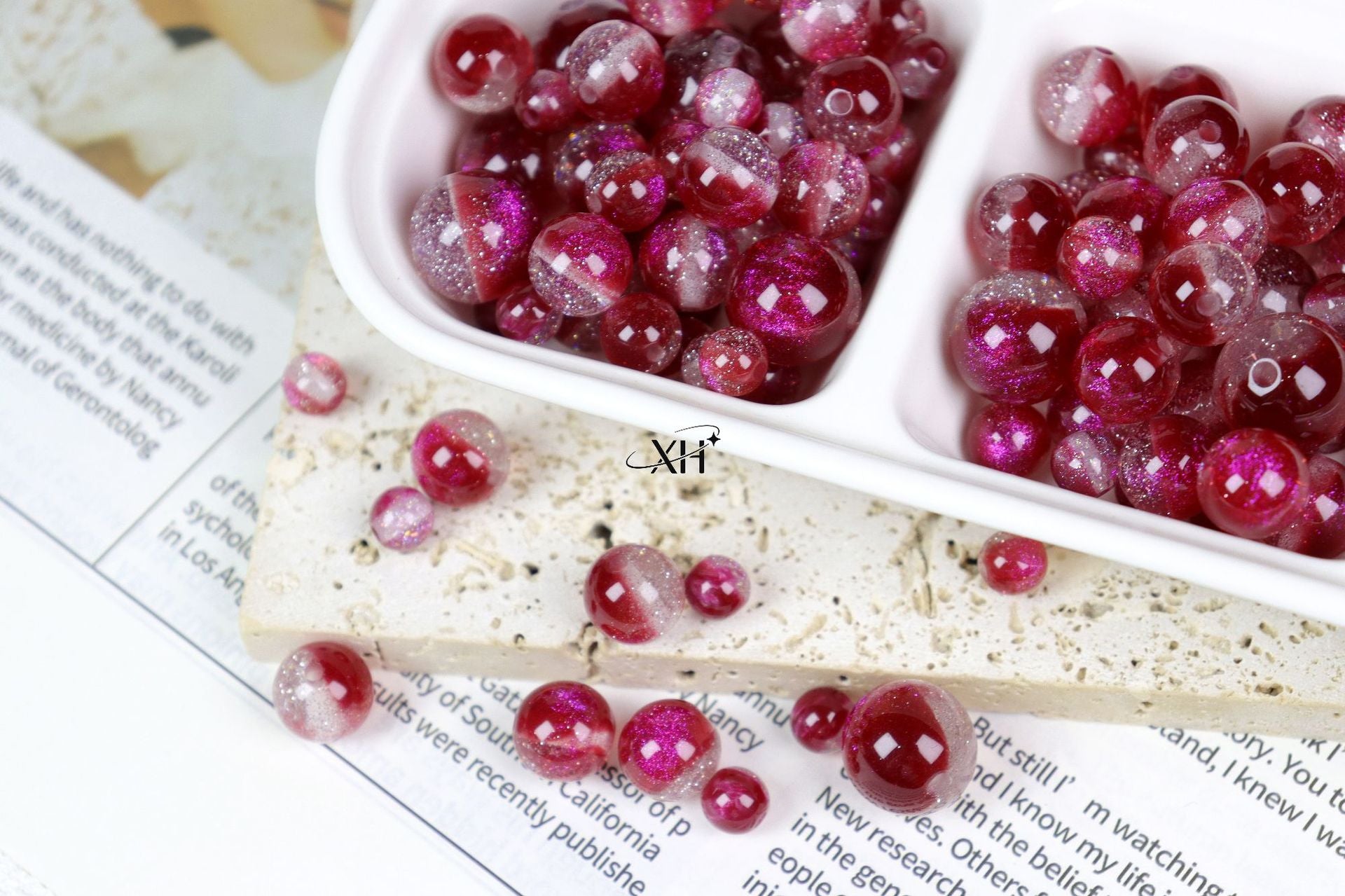 NO.11 Iridescent Starry Sky Resin Beads 幻彩满天星