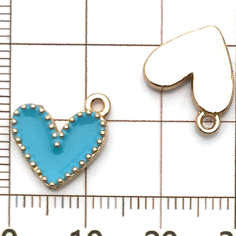 NO. 22-1 Mixed 20lake blue charm metal, alloy
