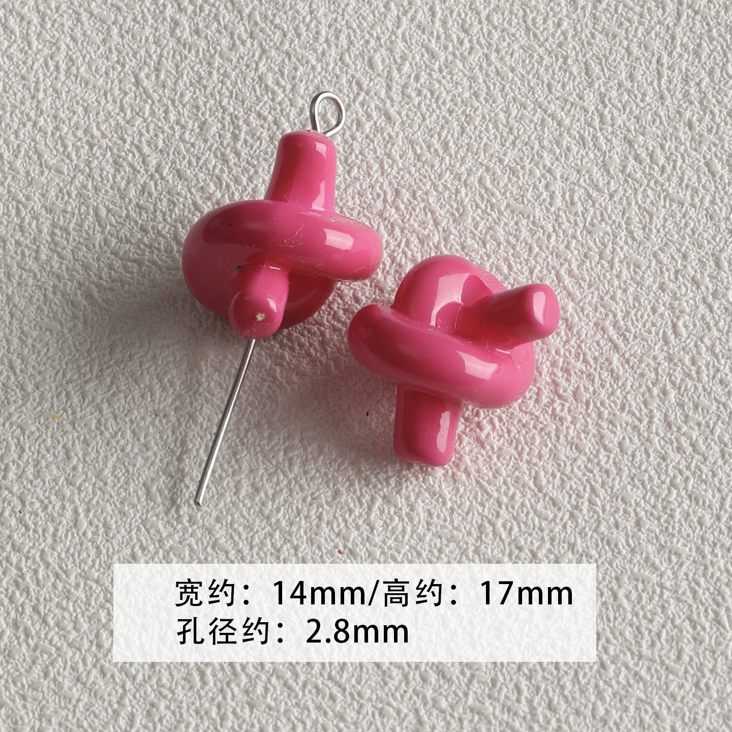 Acrylic paint/stars/love/beaded DIY accessories【辣妹粉】