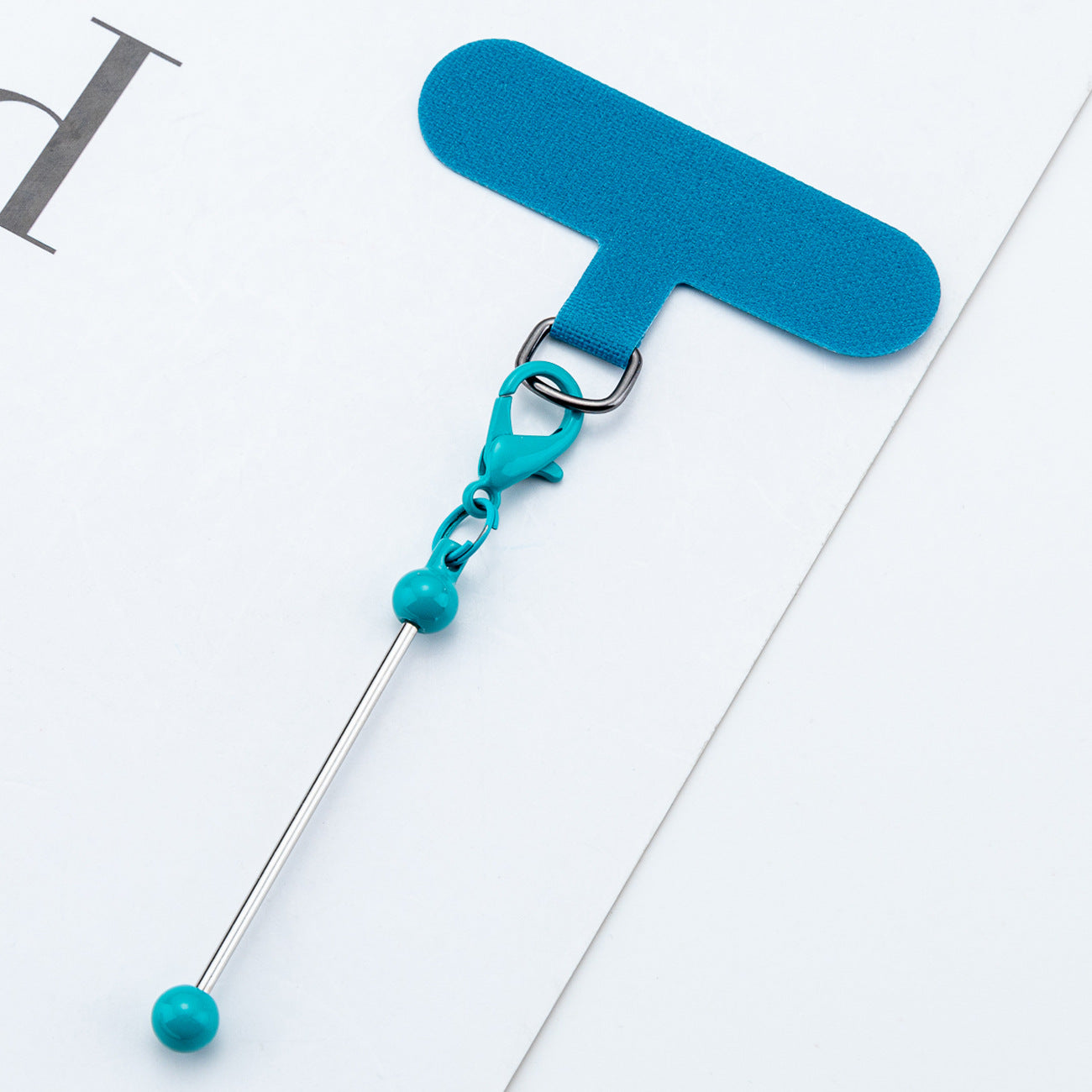 15-Color DIY beaded mobile phone clip, universal mobile phone case clip, transparent color fixing patch, anti-loss strong gasket