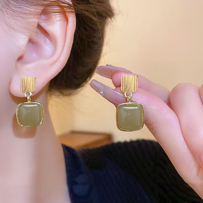 E14,S925 Silver Needle Earrings C