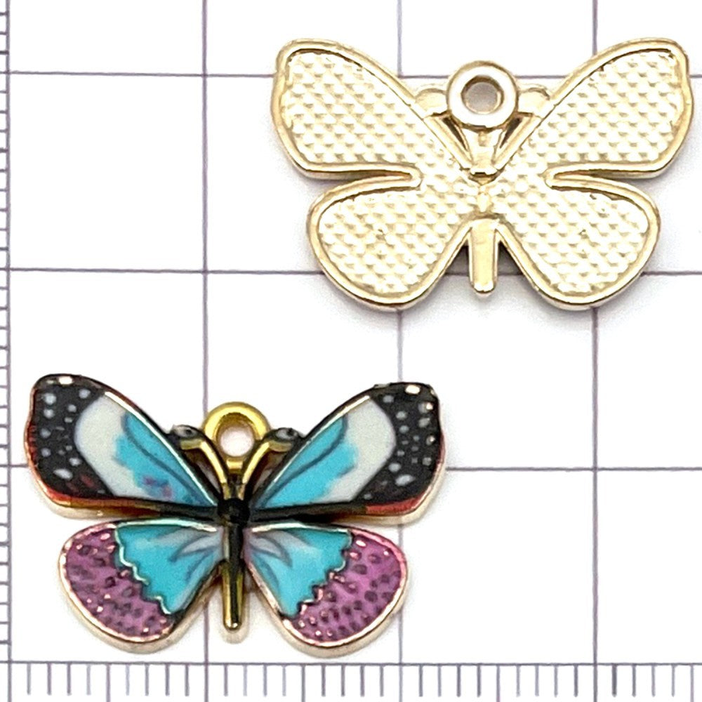 NO.6 butterfly pendant, DIY jewelry accessories.