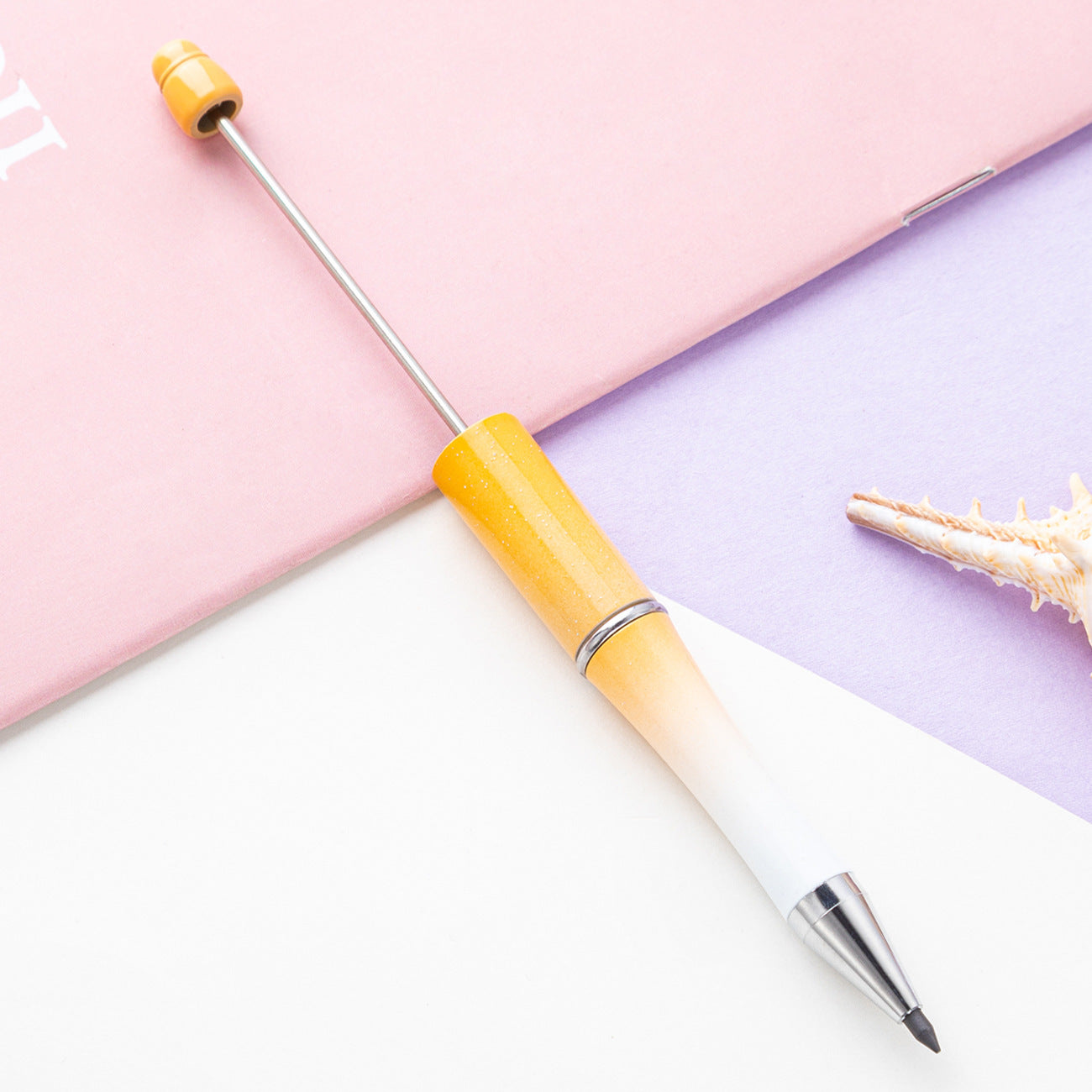 DIY beaded pencil, no sharpening, sketch drawing pencil