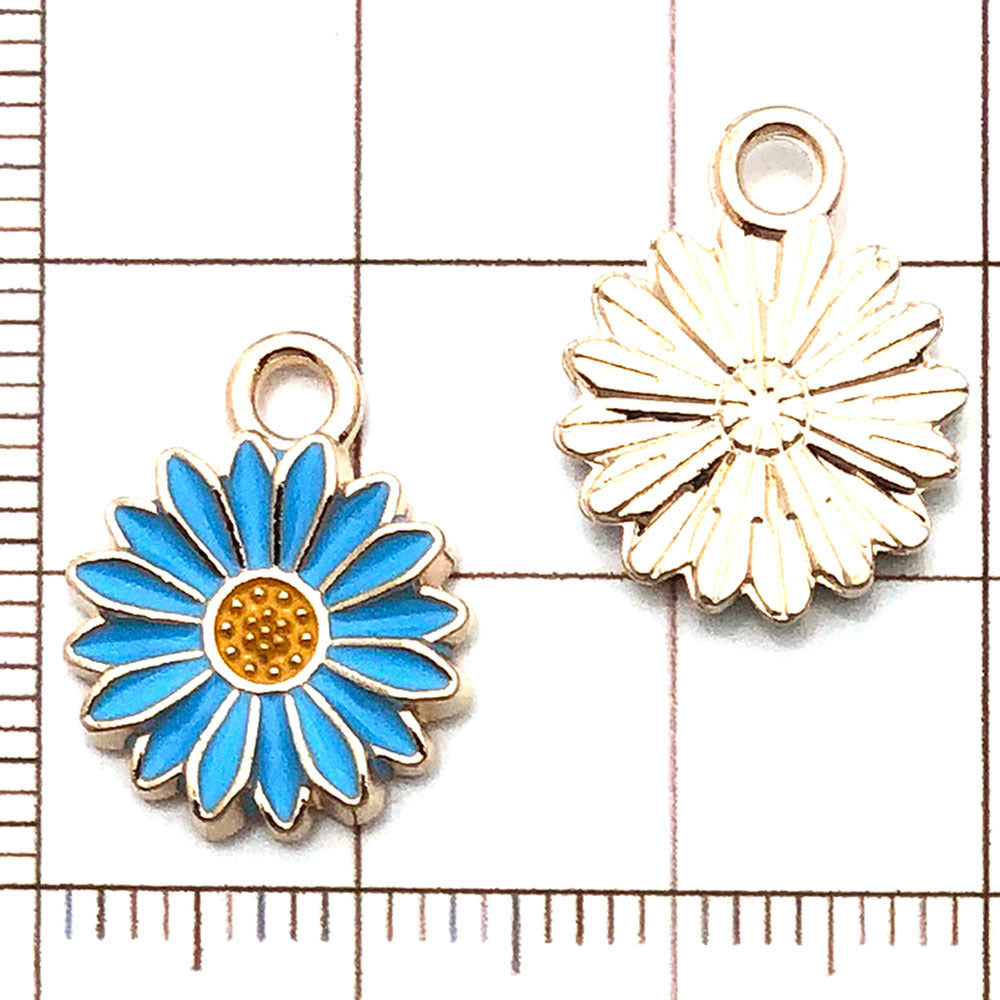 NO. 22-1 Mixed 20lake blue charm metal, alloy
