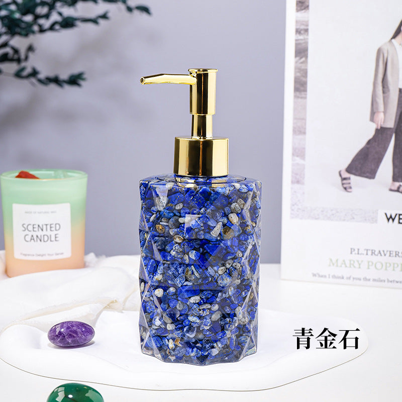 6-Types/Color ,Natural crystal empty bottle