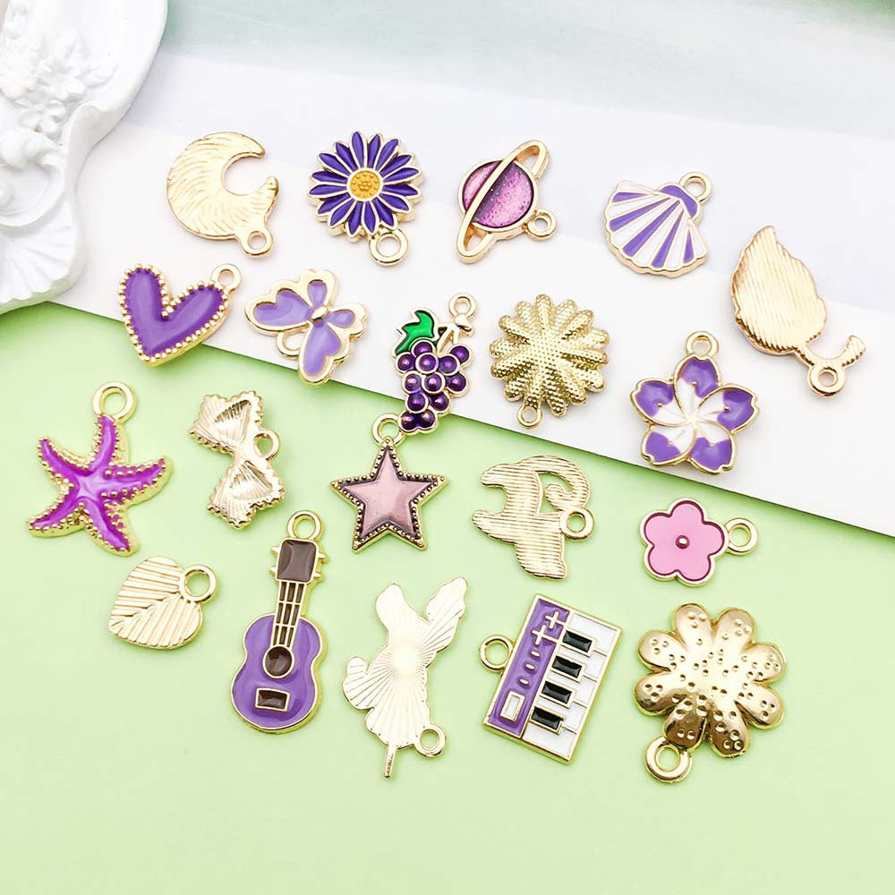 NO.4-1  Mixed 20 purple jewelry accessories