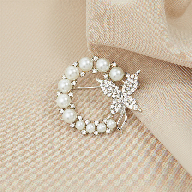 29-Type Hand Painted Enamel Sparkling Diamond Vintage Animal Brooch, Pink Flower Fashion Brooch