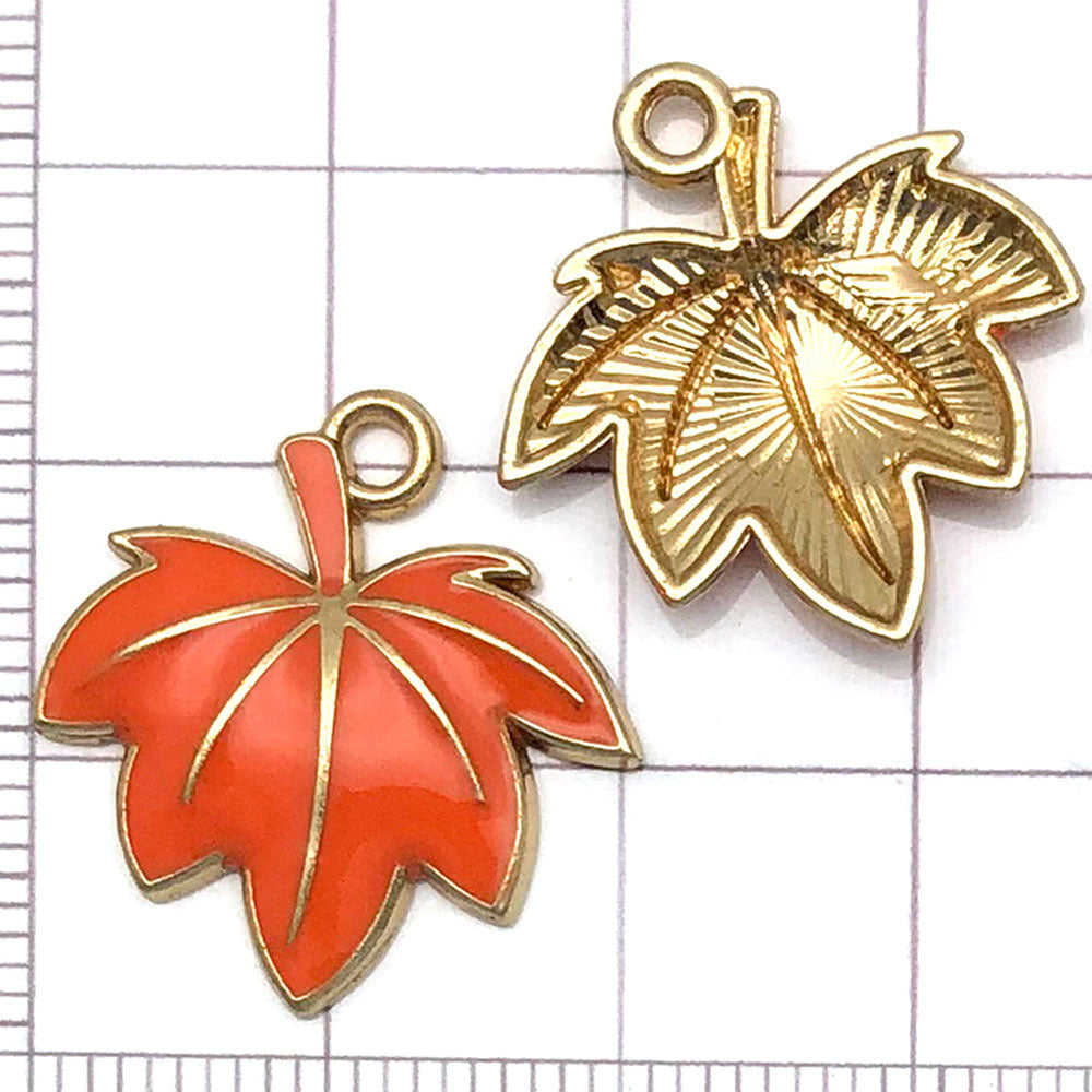 NO.23-4  gold plated enamel charm metal alloy