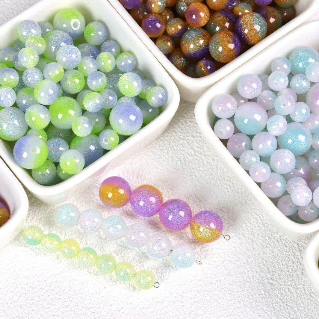 NO.21 Rainbow Candy Resin Beads 彩虹糖