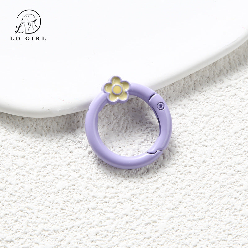 A small flower spring buckle, DIY jewelry accessories