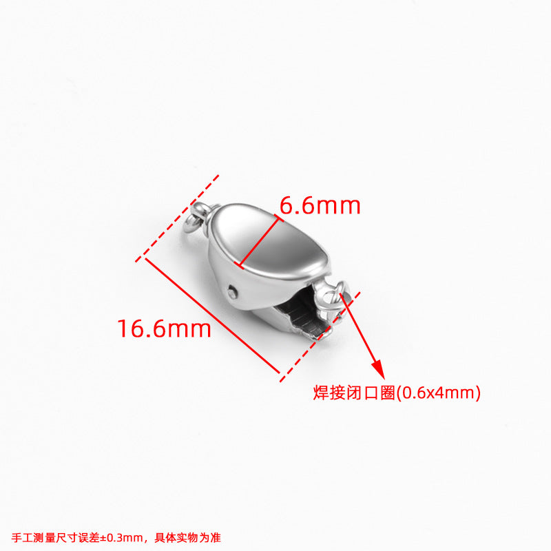 A ingot buckle/pearl necklace/bracelet/stick buckle/DIY accessories, stainless steel buckle