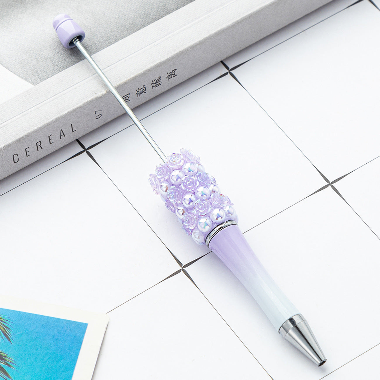 20-Color DIY rose bead pen