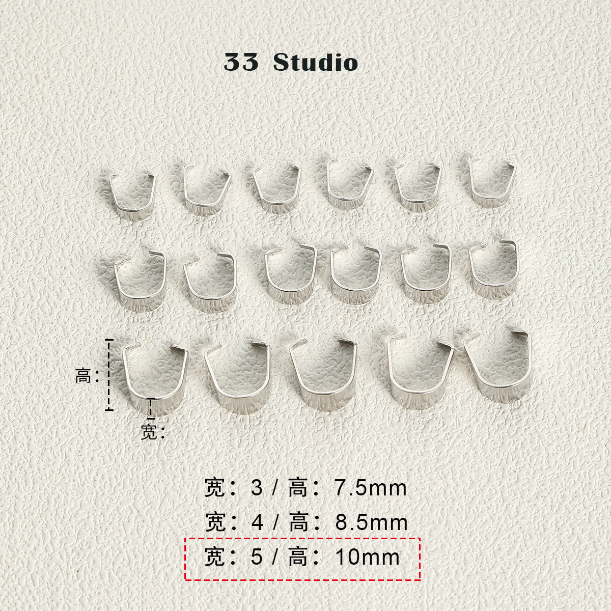 Titanium steel/stainless steel/open ring/non-fading/lobster buckle/T needle/9-character needle/OT buckle/delay chain/color retention bracelet accessories
