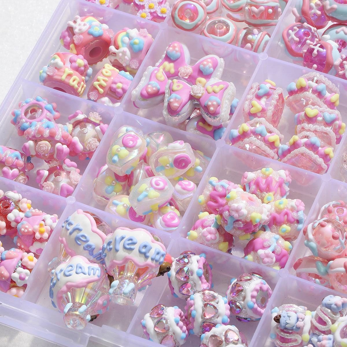 Heavy industry/with drill/hand-painted beads/DIY accessories beads【春日】