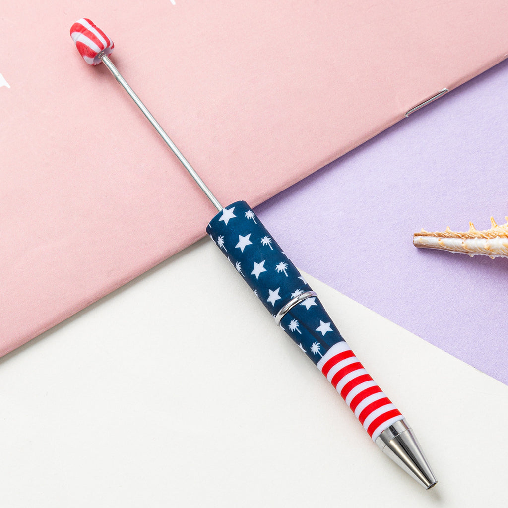 139-Color!! Printed , new bead pen, handmade DIY pen