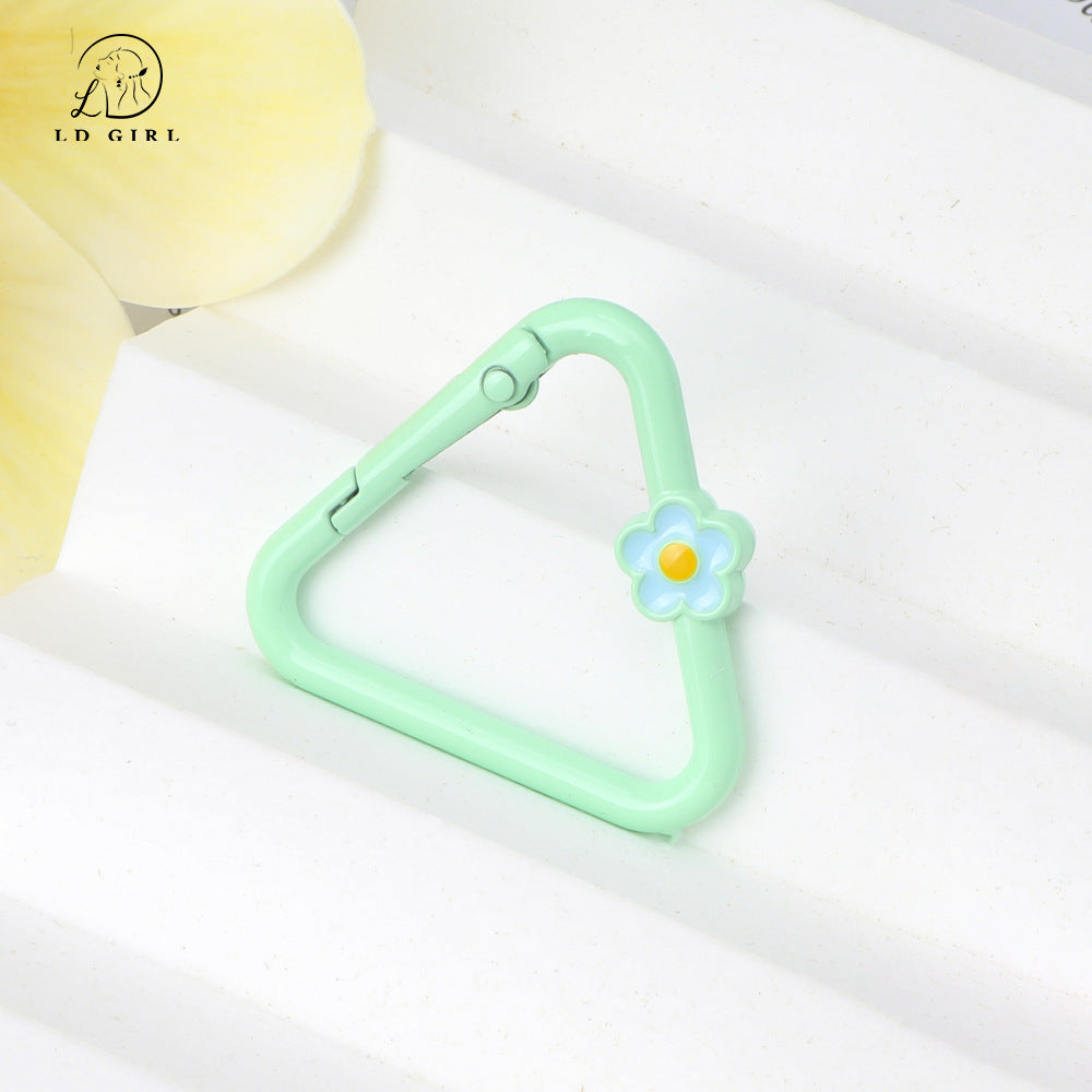 A Triangle Flower Portable Keychain, Accessories