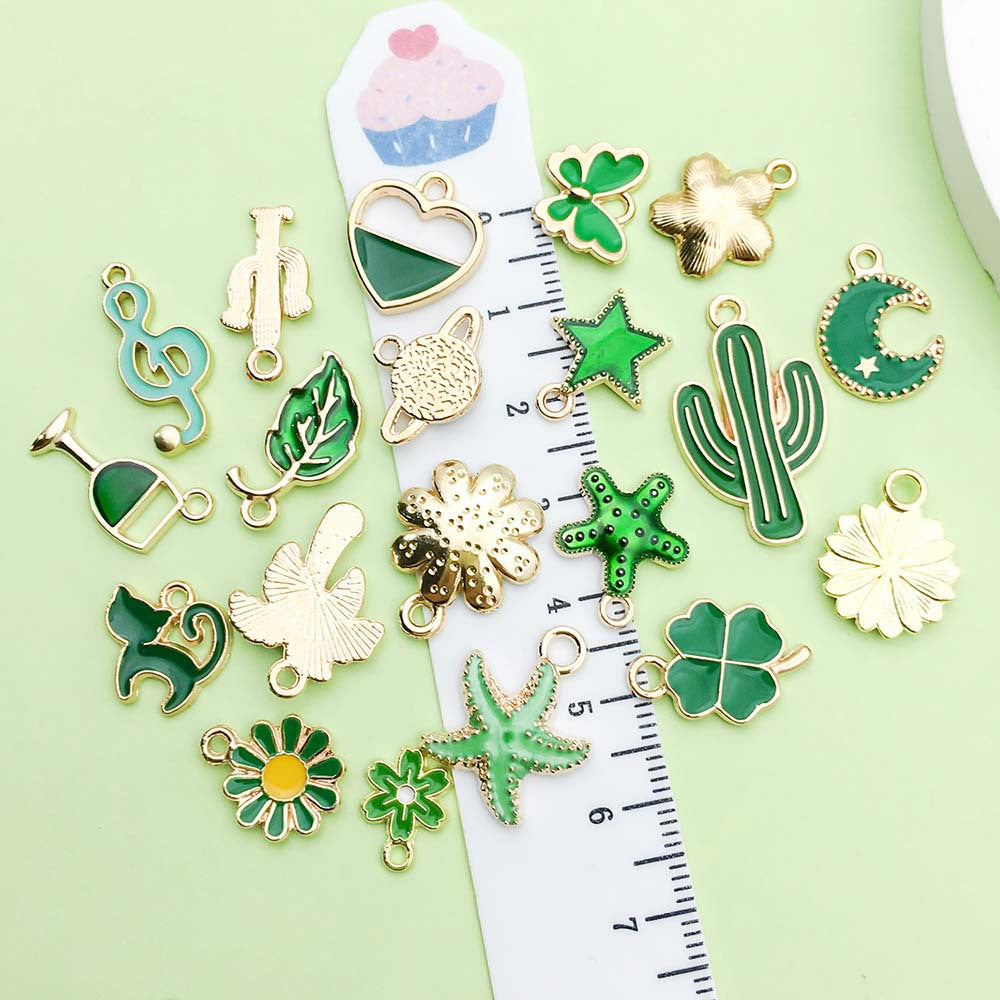 NO.15-3 Mixed 20 green metal, alloy