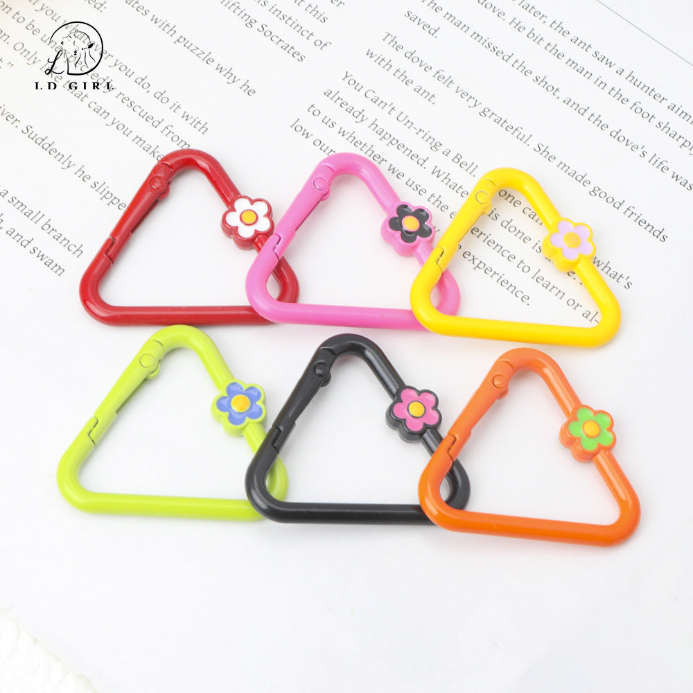 A Triangle Flower Portable Keychain, Accessories