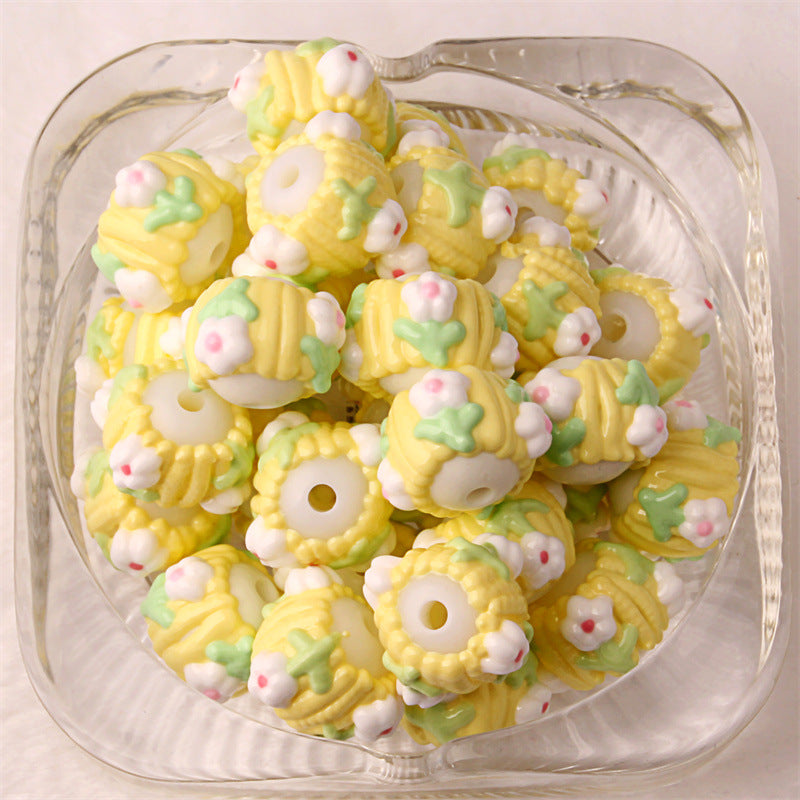 No.2 Hand-painted beads/bead pens/DIY mobile phone chain/car hanging/bag hanging/