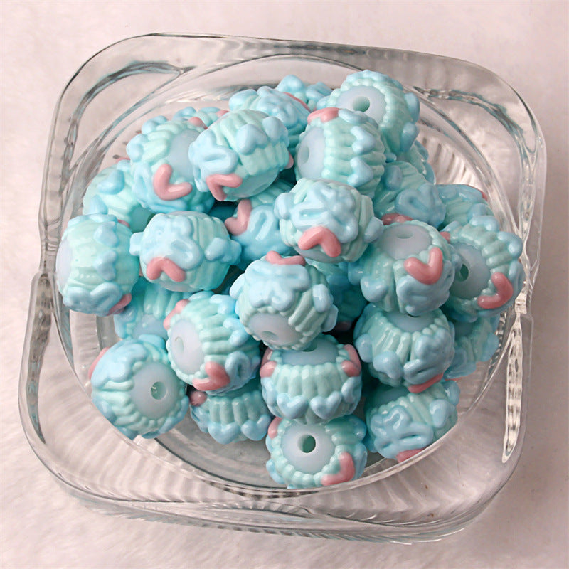 No.2 Hand-painted beads/bead pens/DIY mobile phone chain/car hanging/bag hanging/