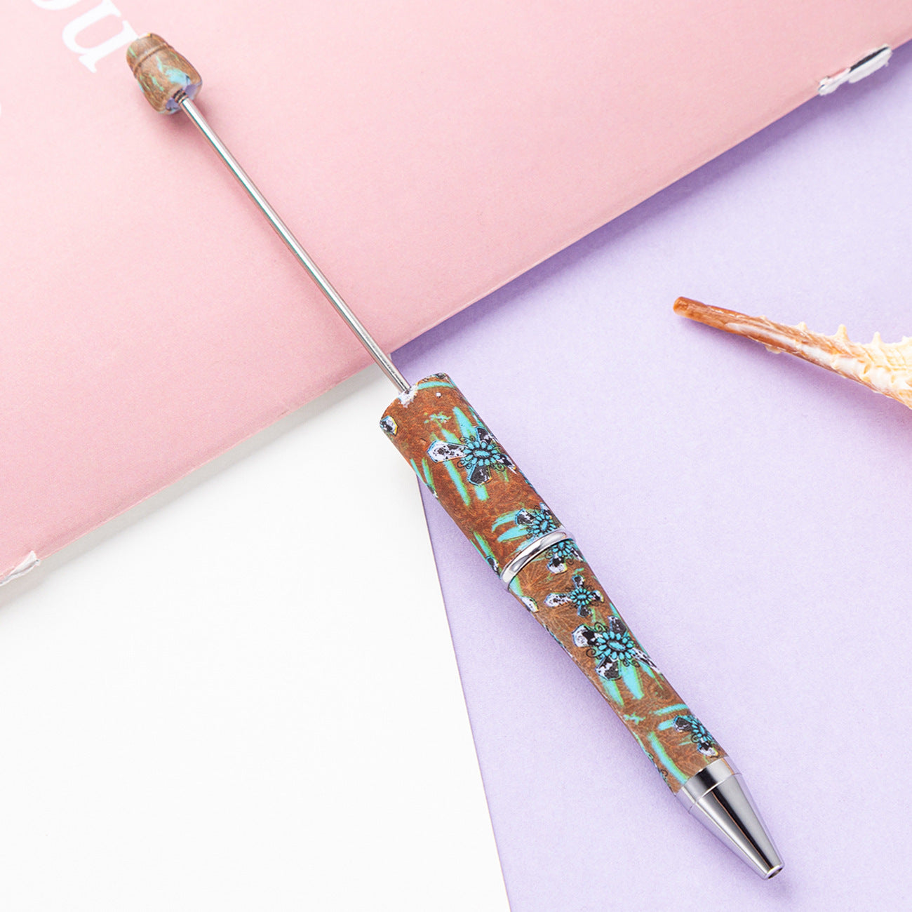 139-Color!! Printed , new bead pen, handmade DIY pen