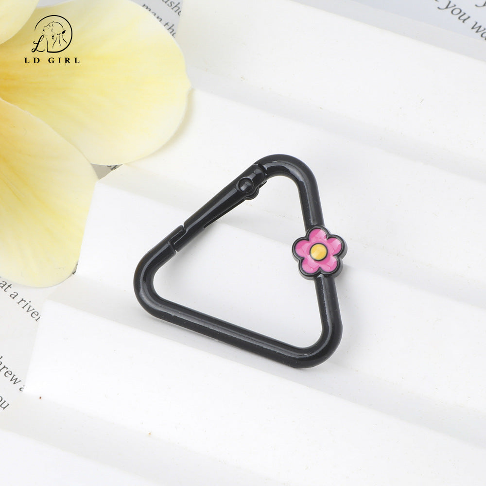 A Triangle Flower Portable Keychain, Accessories