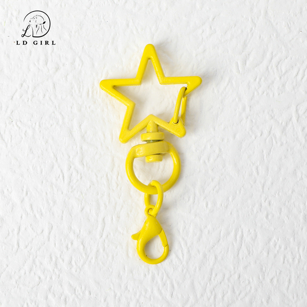 A Color Rotary Buckle, Alloy Accessories, Pentagram Buckle