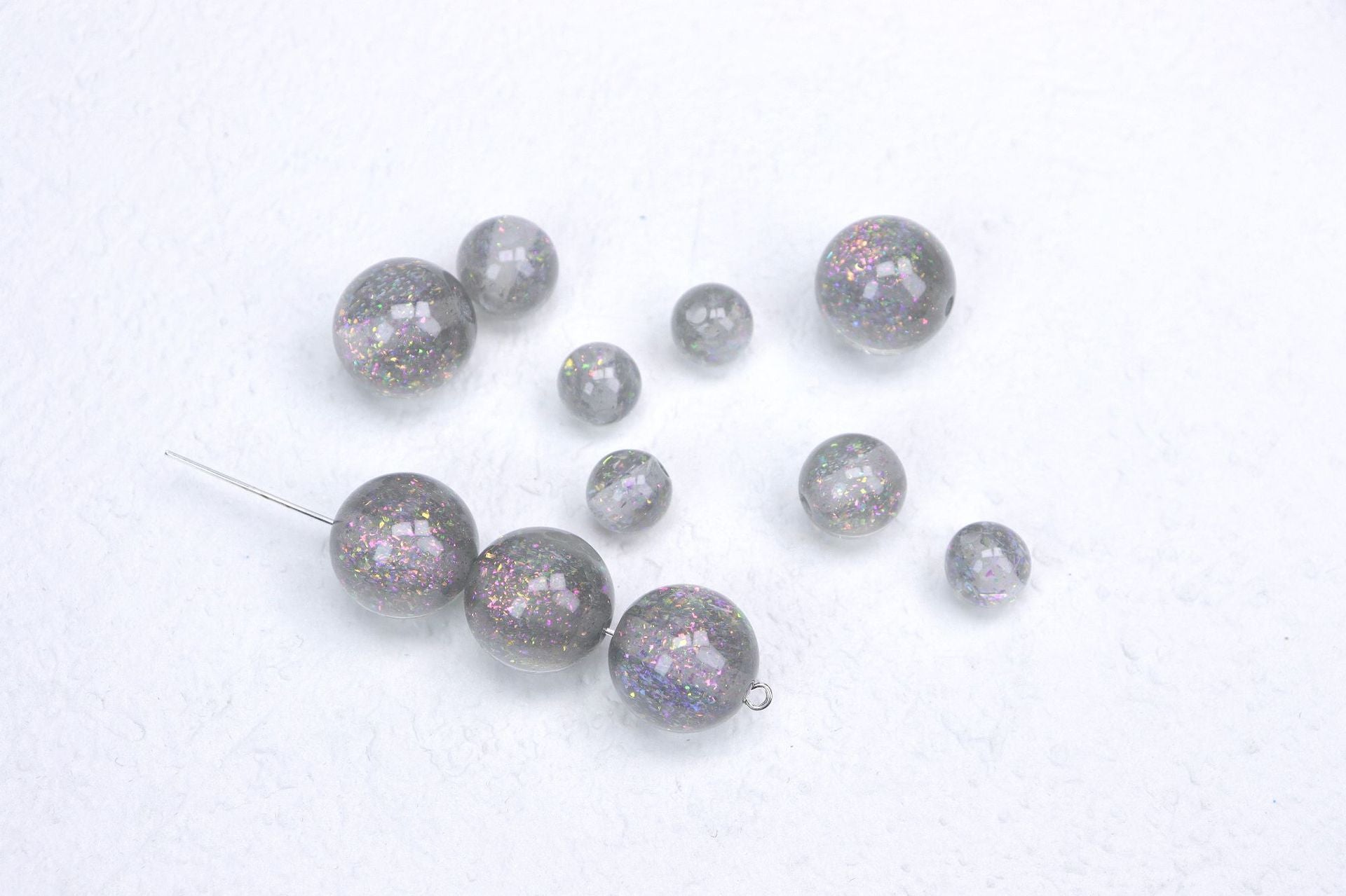NO.10 Honey-core Opal Resin Beads 欧泊溏心