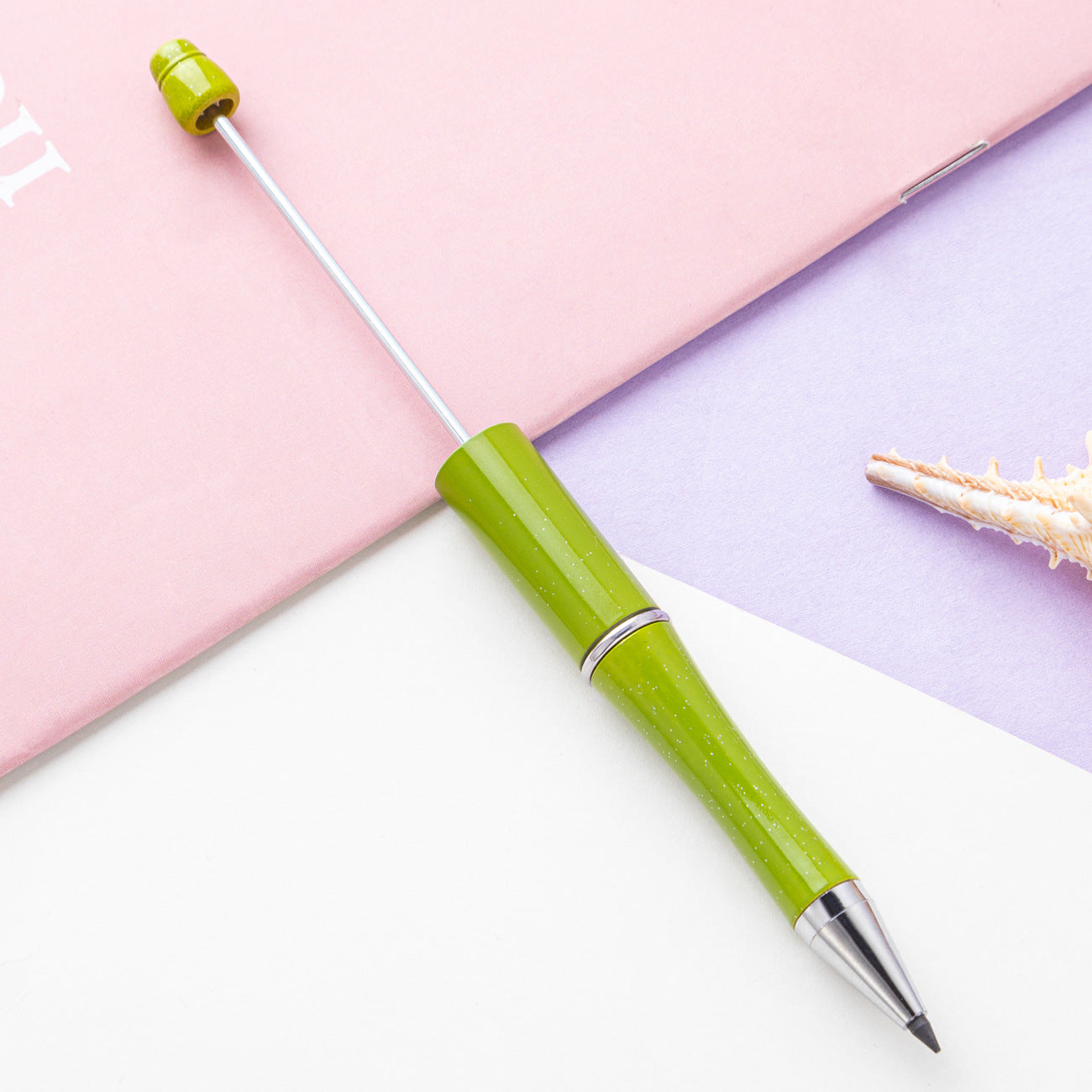 DIY beaded pencil, no sharpening, sketch drawing pencil