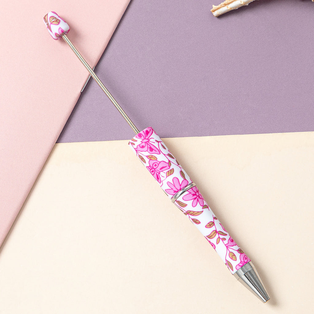 139-Color!! Printed , new bead pen, handmade DIY pen