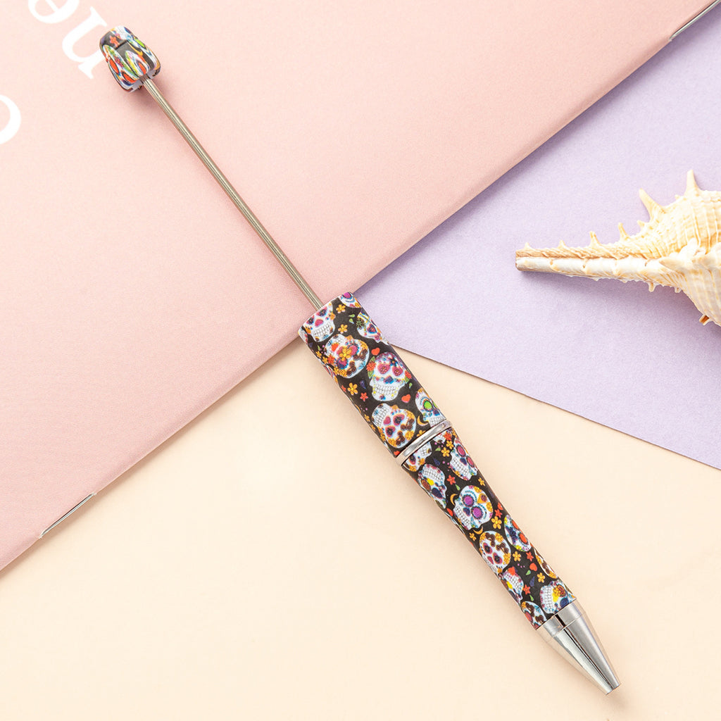 139-Color!! Printed , new bead pen, handmade DIY pen