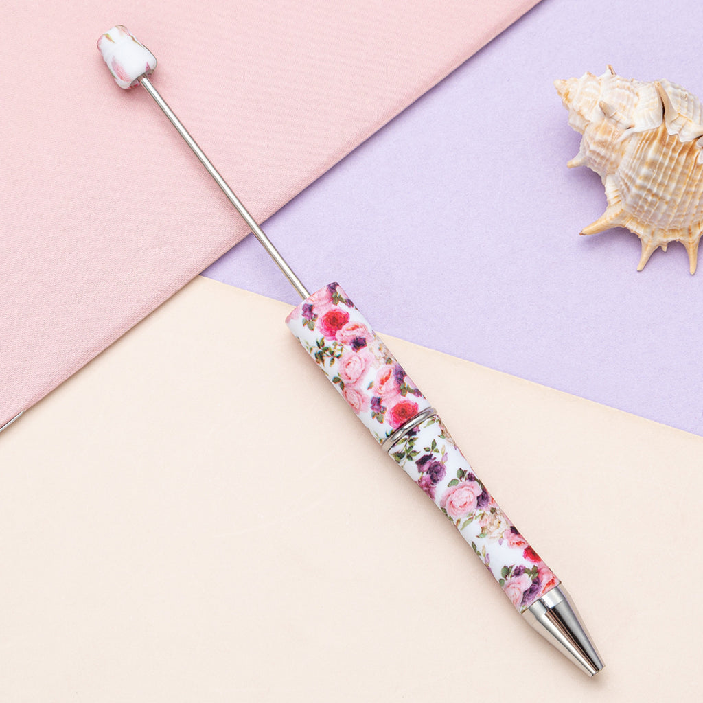 139-Color!! Printed , new bead pen, handmade DIY pen