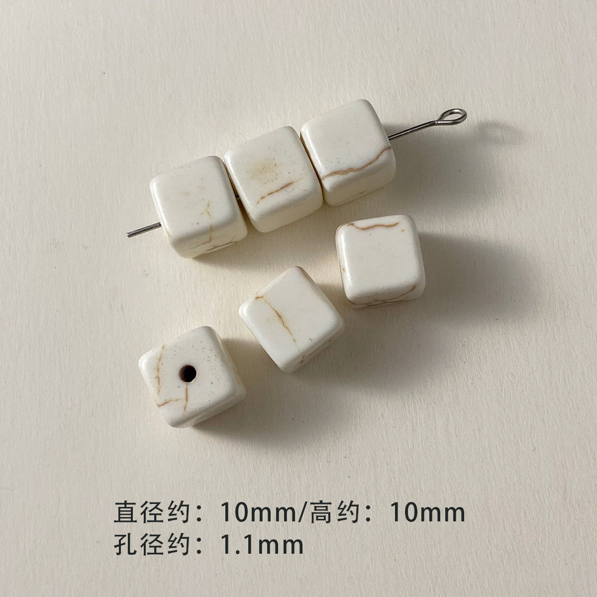 Large synthetic turquoise/spacer/spacer beads/round beads loose beads/DIY accessories