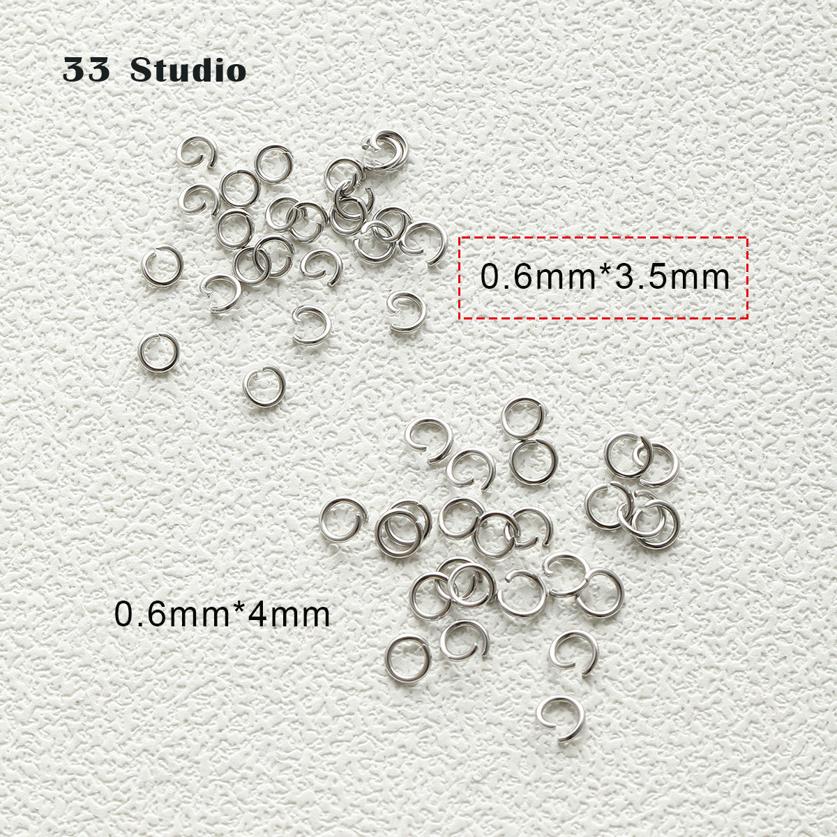 Titanium steel/stainless steel/open ring/non-fading/lobster buckle/T needle/9-character needle/OT buckle/delay chain/color retention bracelet accessories