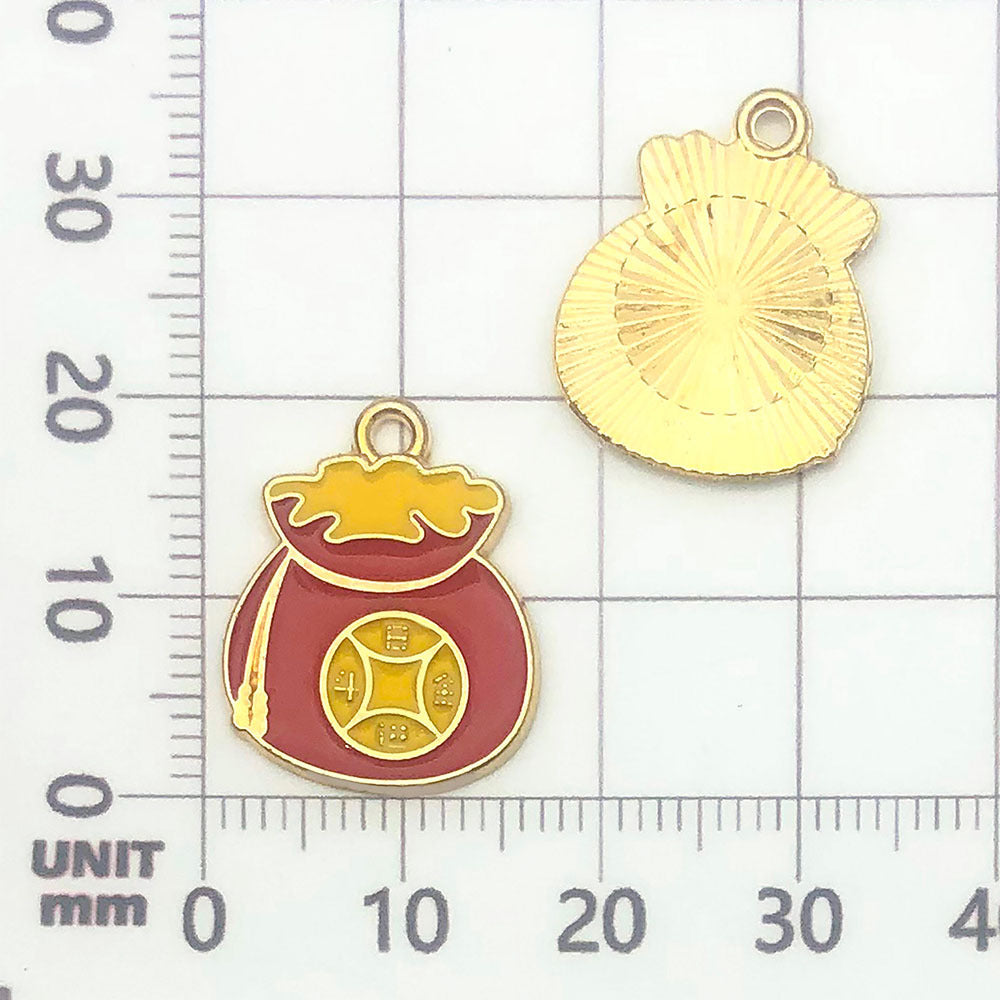 NO.10 Mixed 20 New Year's metal alloy