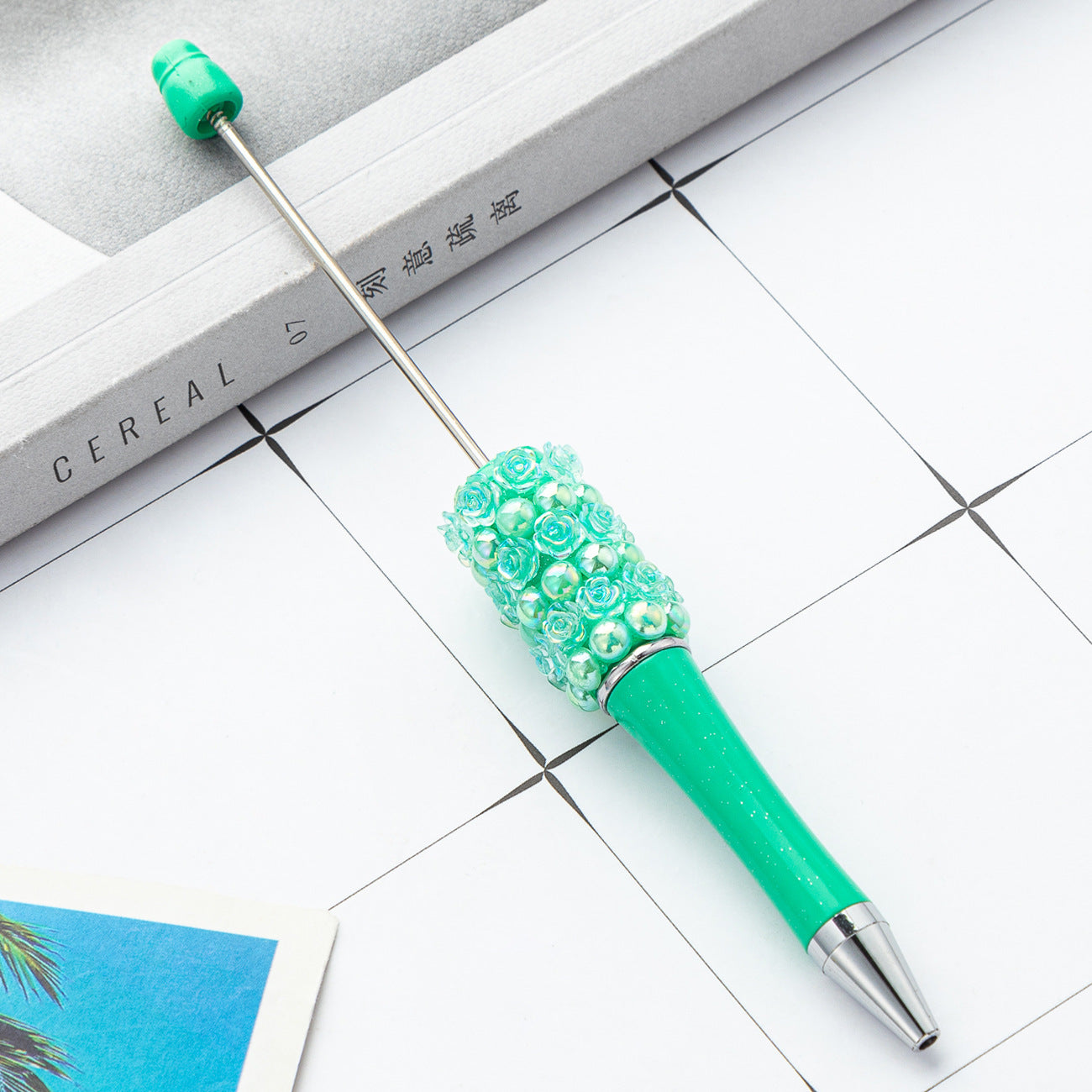 20-Color DIY rose bead pen