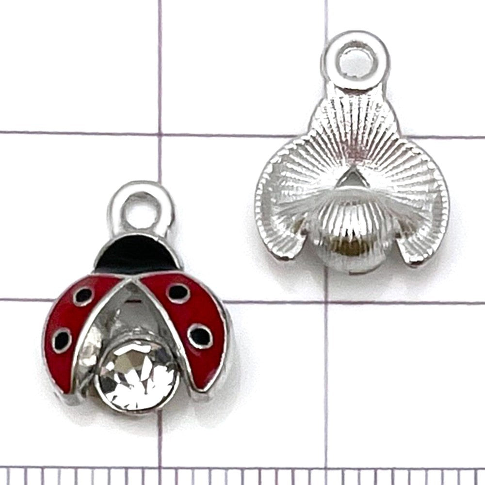 NO.8 Mixed 20  ladybug metal, alloy