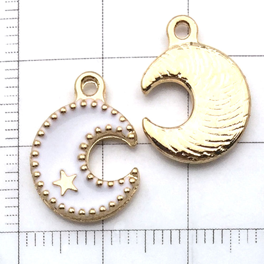 NO.24 Mixed 20 white gold plated enamel charm metals, alloys