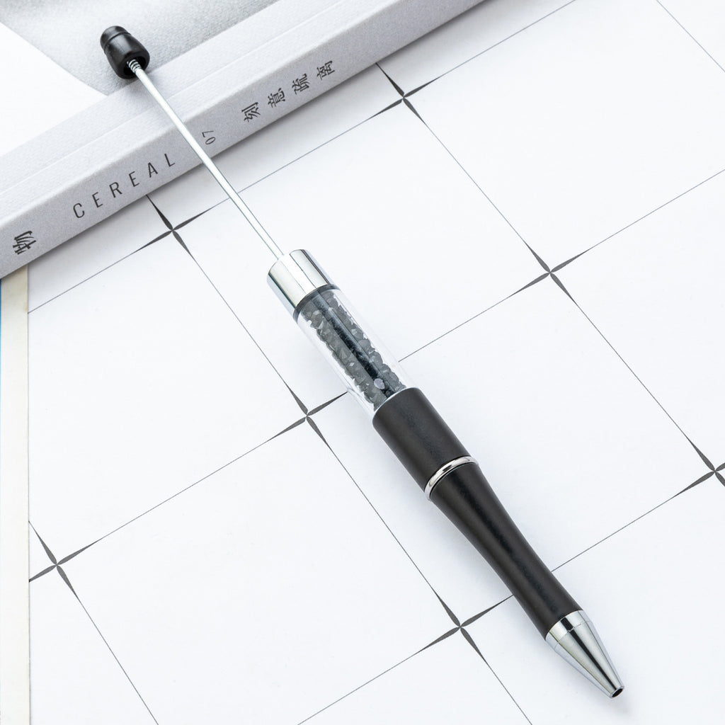 Crystal bead pen