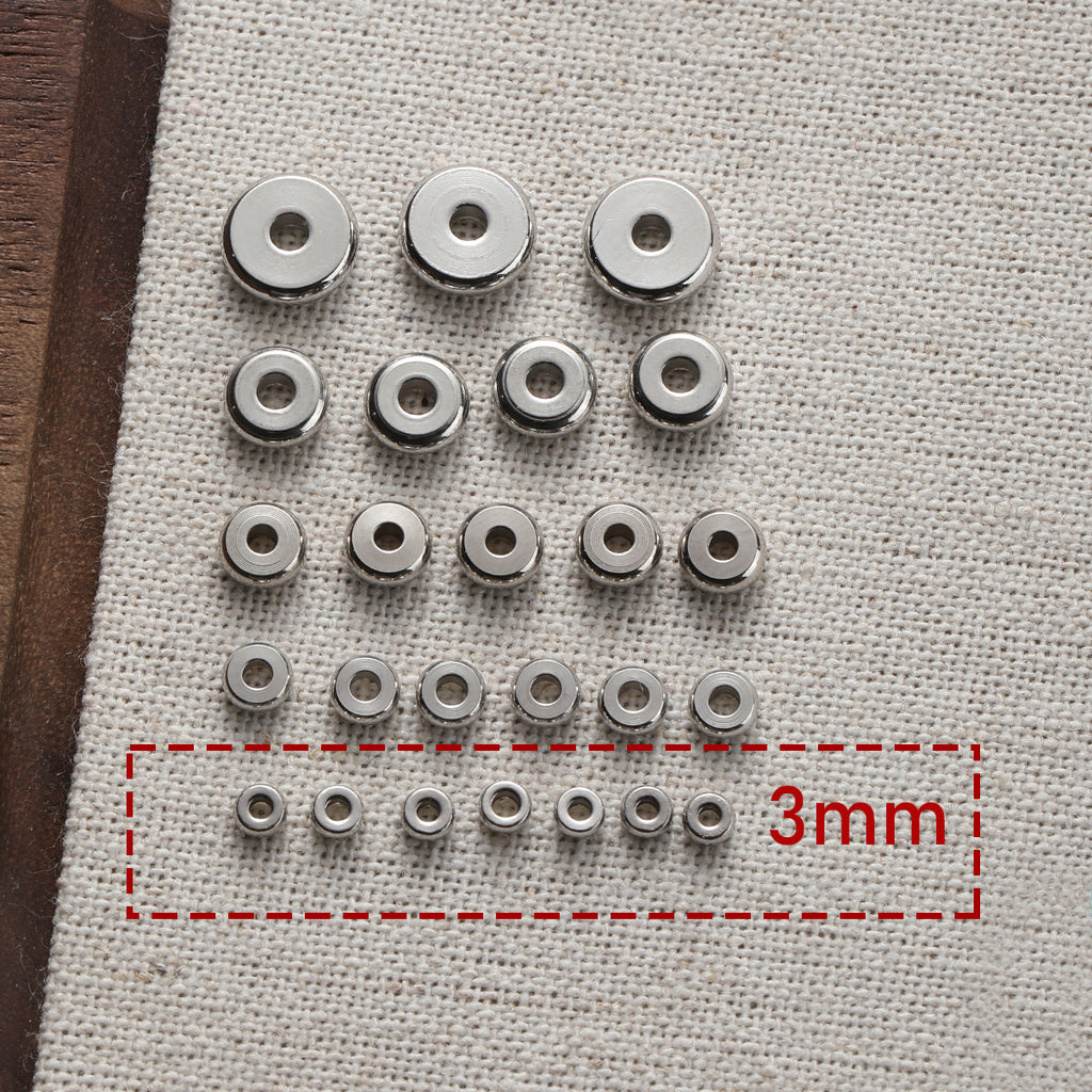 Color retention/titanium steel/stainless steel/spacer beads/DIY accessories